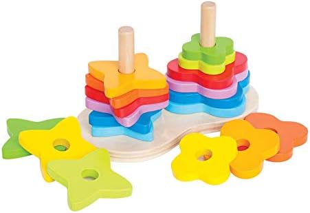 Hape E0406 - Regenbogen Steckspiel