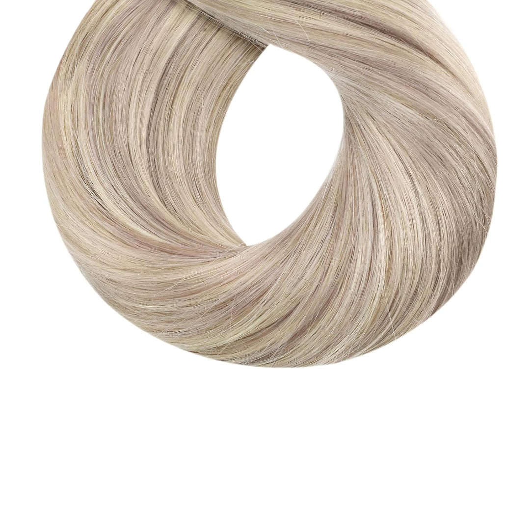 Ugeat Bondings Extensions Echthaar Blond U Tip Extensions Echthaar Bonding Aschblond Haarverlängerun