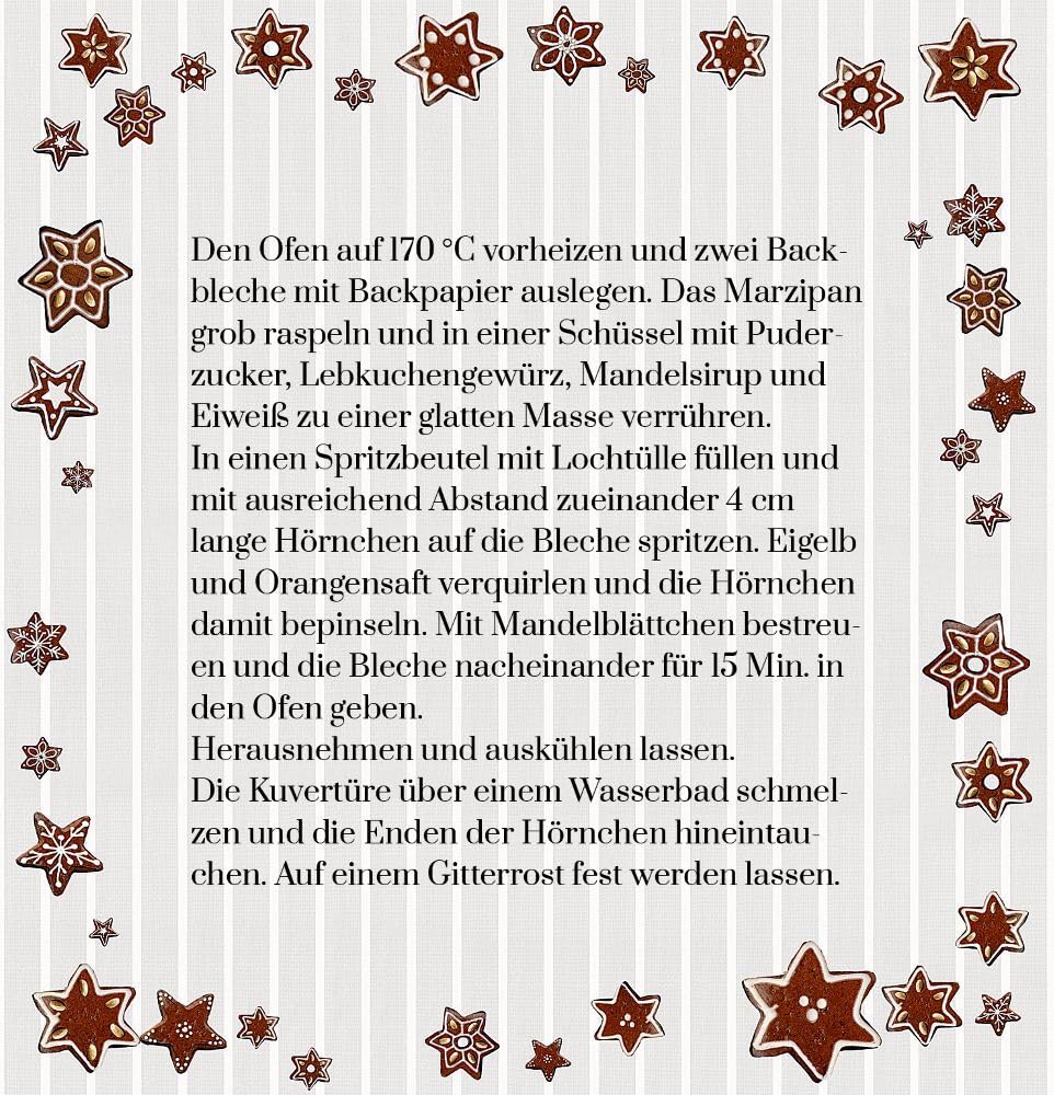 Zettel-Adventskalender – Nostalgische Weihnachtsbäckerei: 24 Rezepte für eine süsse Advents- und Wei