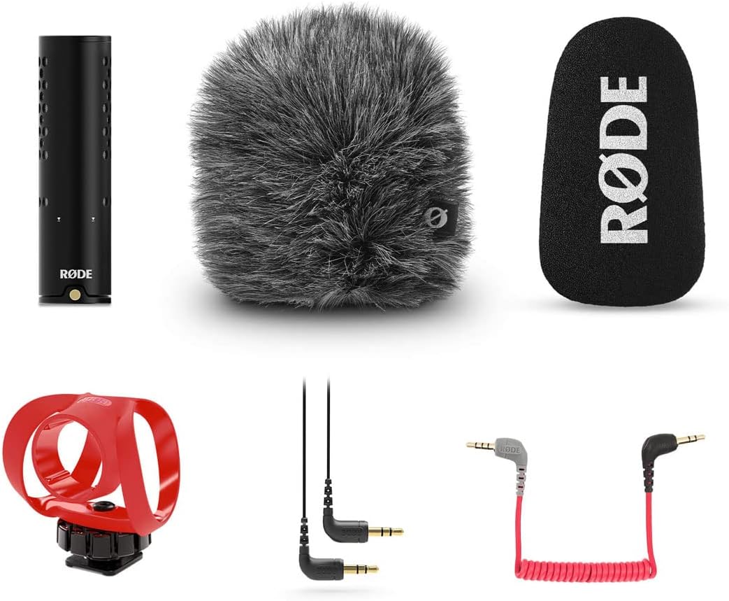 Rode Videomicro II Video-Mikrofon + keepdrum Tisch-Stativ