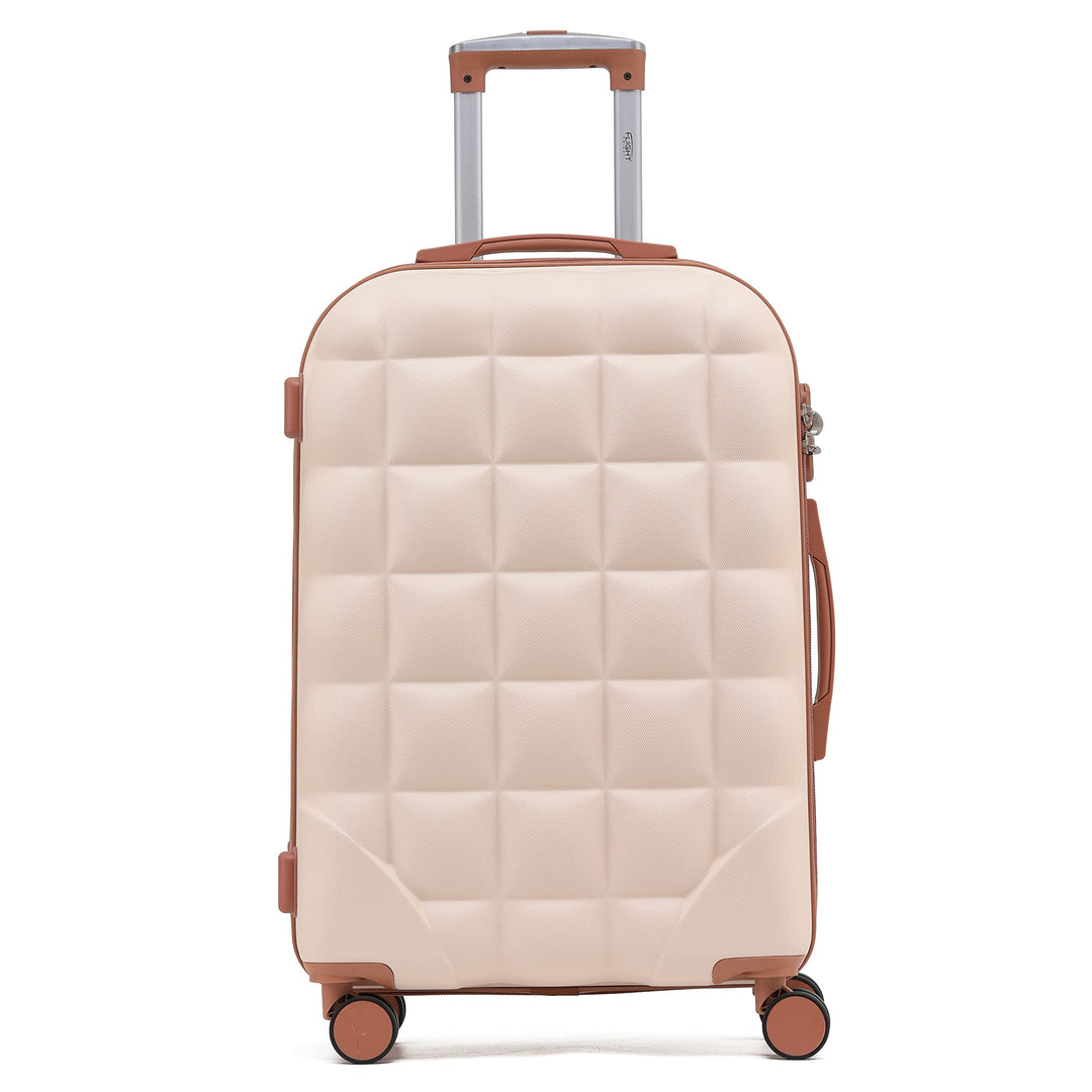 Flight Knight Bubble Suitcase Ryanair easyJet Jet2 Approved 8 Wheel Hardcase Suitcases Cabin or Medi