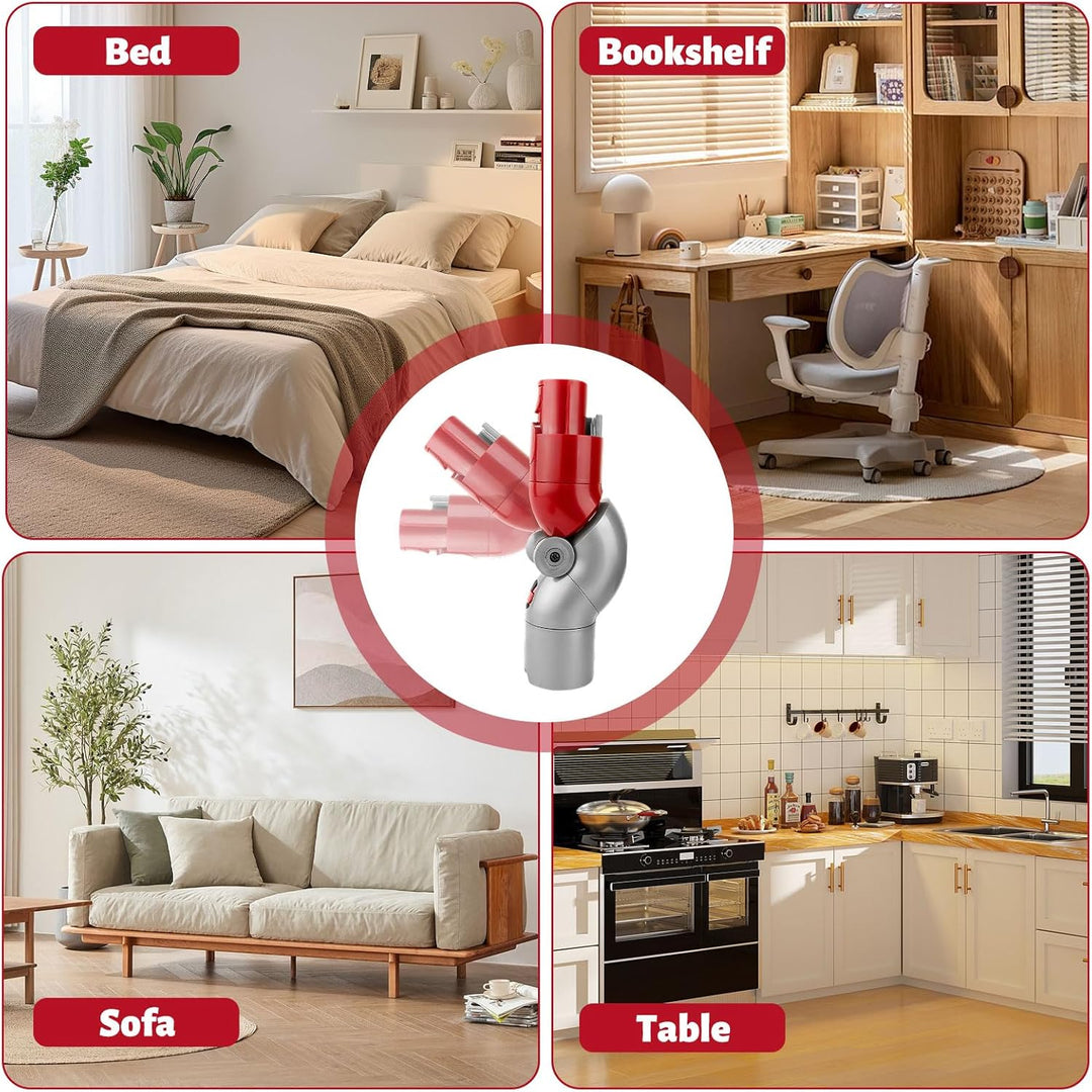 Srup Dyson v15 zubehör, Schnellauslöse Adapter für Dysón Staubsauger, Gelenk-Aufsatz für Dysón V12 D
