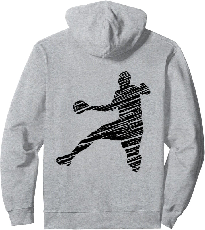 Handball Spieler Design für Mann und Handball Fans Pullover Hoodie