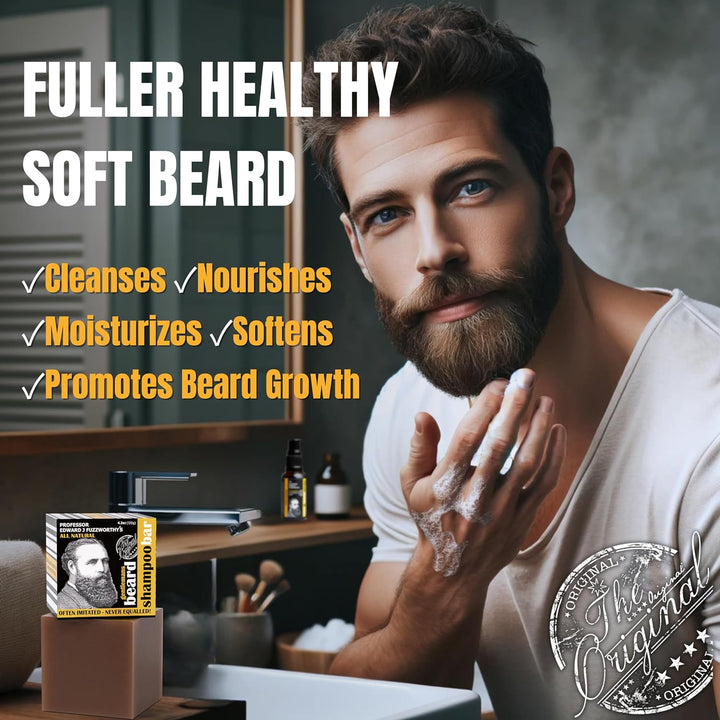 Beauty and the Bees Tasmania Professor Fuzzworthy's Bartshampoo mit natürlichen Ölen,125gm