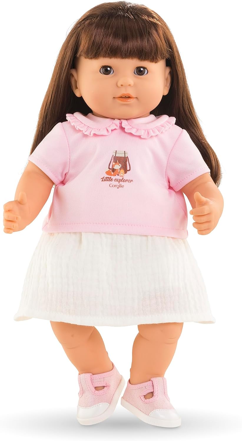 Corolle T-Shirt &amp; Rock, Kleiner Entdecker, Puppenkleidung, 36 cm, ab 2 Jahren, 9000141960