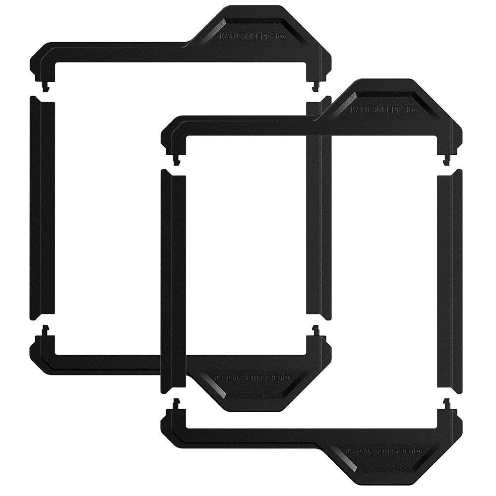 K&F CONCEPT Nano X-PRO Filterschutzrahmen Filterzubehör für 100 * 100mm Rechteckfilter(2 Stück) 100x