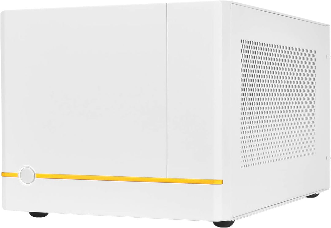 SilverStone Technology SUGO 14, Weiss, Mini-ITX-Würfelchassis, Unterstützt Grafikkarten in voller Lä