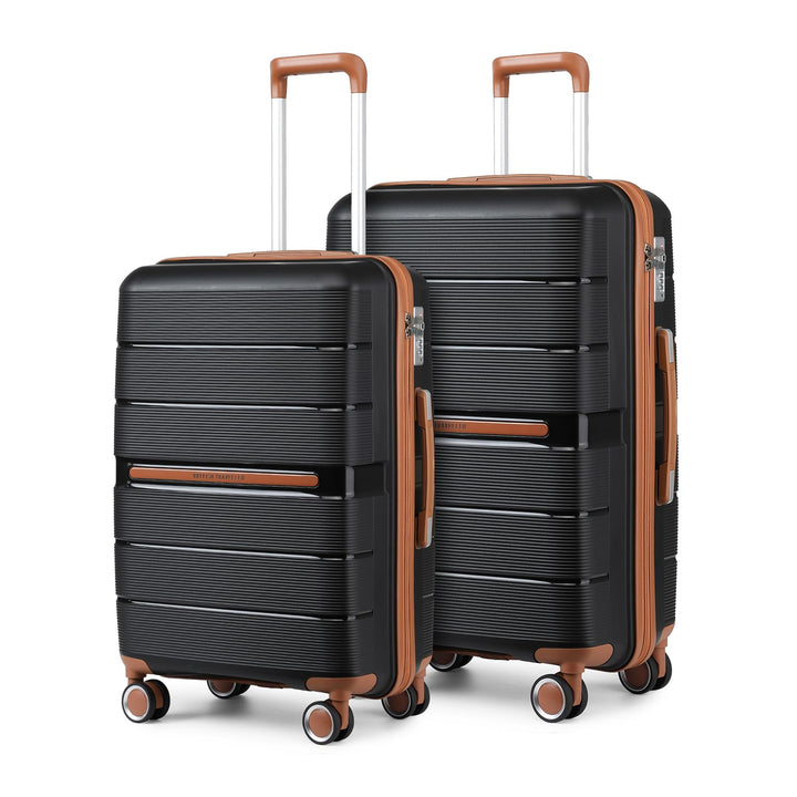 British Traveller Koffer Trolleys Set Hartschalenkoffer Reisekofferset 100% PP Handgepäck Rollkoffer