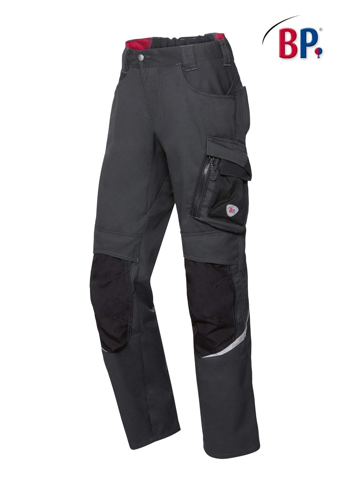 BP 1998-570-5632 Arbeitshose mit Kniepolstertaschen - Schlanke Silhouette - Elastischer Rückengurt -