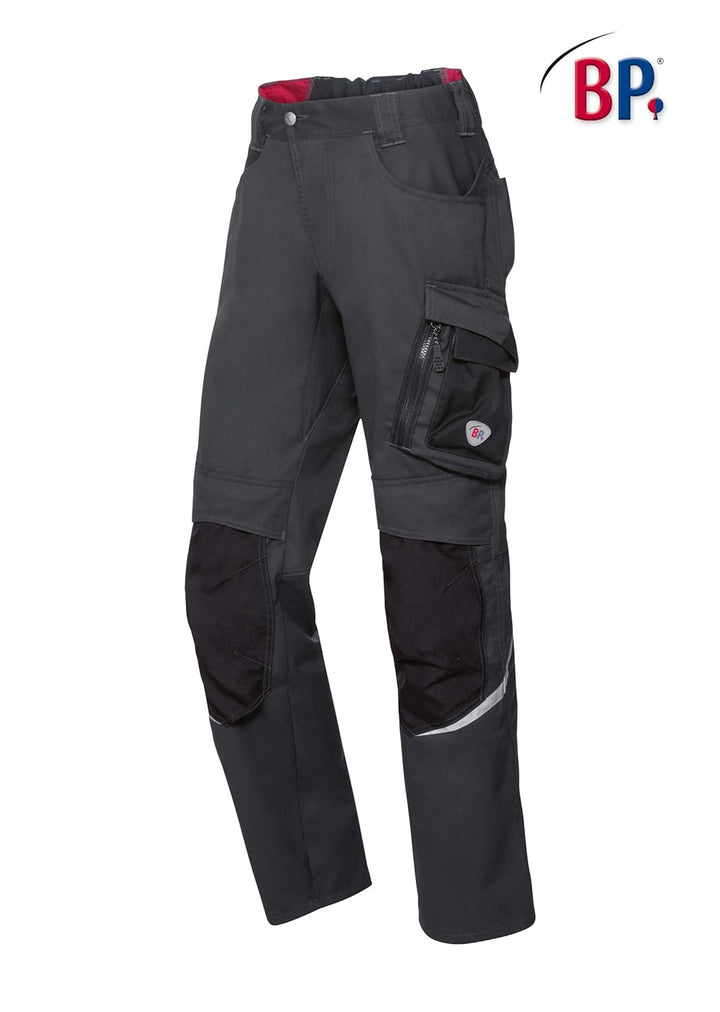 BP 1998-570-5632 Arbeitshose mit Kniepolstertaschen - Schlanke Silhouette - Elastischer Rückengurt -