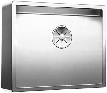 BLANCO CLARON 500-U | Edelstahl | Einbauart: Unterbau | ohne Ablauffernbedienung | 60er Unterschrank