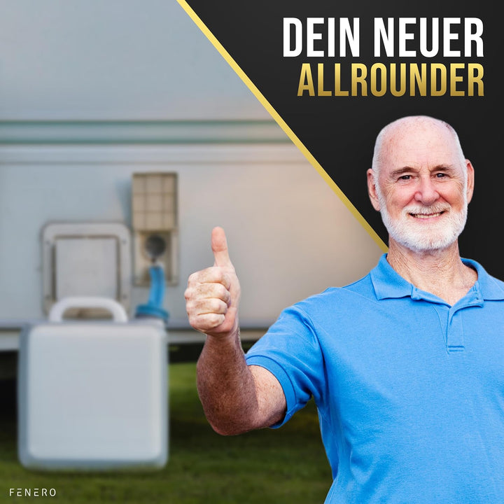 FENERO Wasserkanister Faltbar [Das Original] 10/20l Wasserkanister Camping - Robuster Faltkanister -