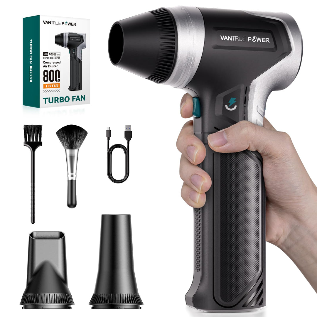 T800 Electric Air Duster-800G Luftdruck Super Power Cordless Air Duster,wiederaufladbare Druckluftsp