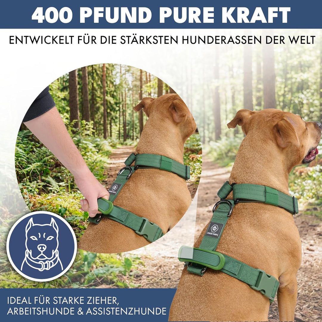 Spark Paws No Pull Hundegeschirr mit Griff für grosse Hunde, strapazierfähiges Hundegeschirr für gro