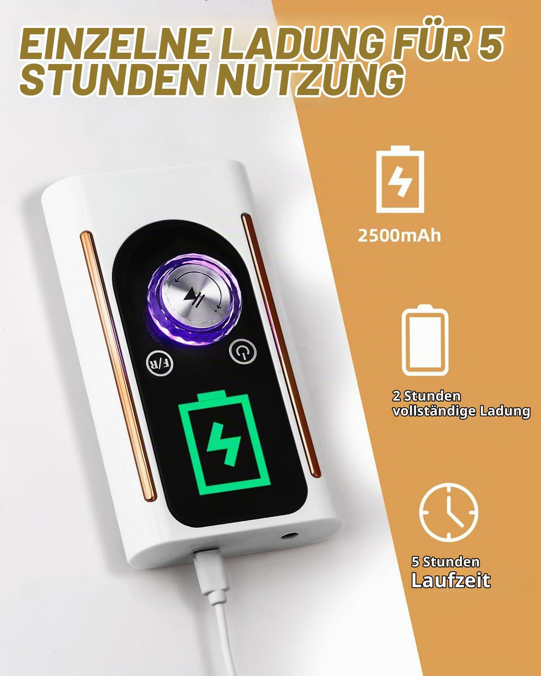 Nagelfräser 45000U/Min, Fräser Nägel 13 In 1 Kabellos Aufladbare, Nagelfeile Elektrisch Professionel