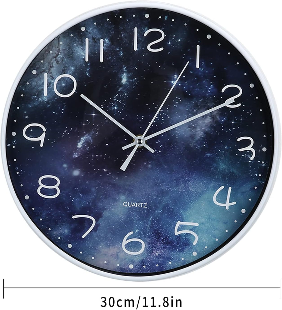 Wanduhr Ohne TickgeräUsche Lautlos Modern Gross Batterie Betriebene Wanduhr Einfach zu Lesen für Zim