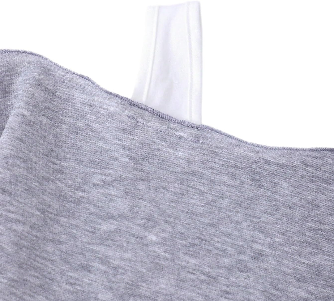 SweatyRocks Sweatshirt Mädchen 122-152 Pullover Teenager Off Shoulder Oberteil Strickpullover Mit Sc