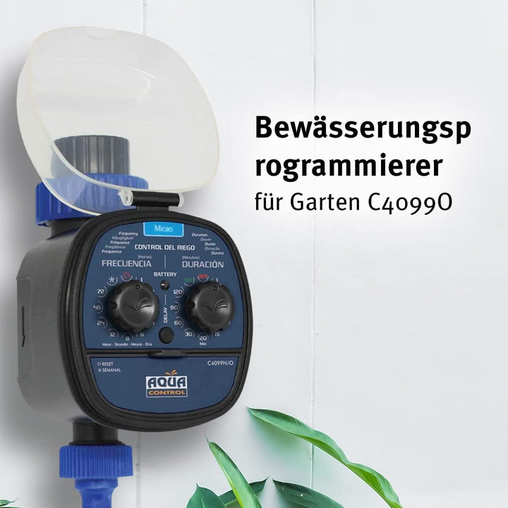 Aqua Control C4099O Bewässerungsprogrammierer für den Garten, für alle Arten von Hähnen, Öffnung bei