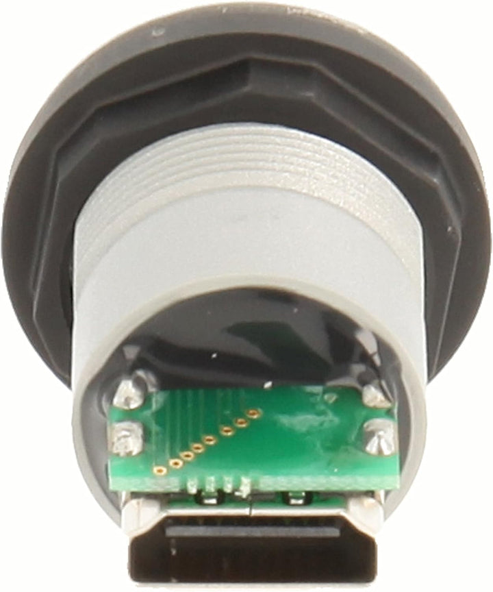 Schlegel 23.001.532 HDMI-Buchse mit vorne, 1x HDMI-Buchse und hinten, 1x HDMI-Buchse, Silber Single,