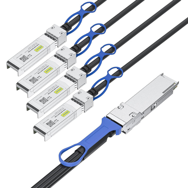 10Gtek 100G QSFP28 to 4X 25G SFP28 Breakout DAC Passive Direct Attach Copper Twinax Cable for Arista