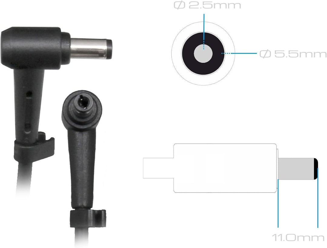 Asus X7BJ Original Netzteil 120 Watt abgerundete Bauform