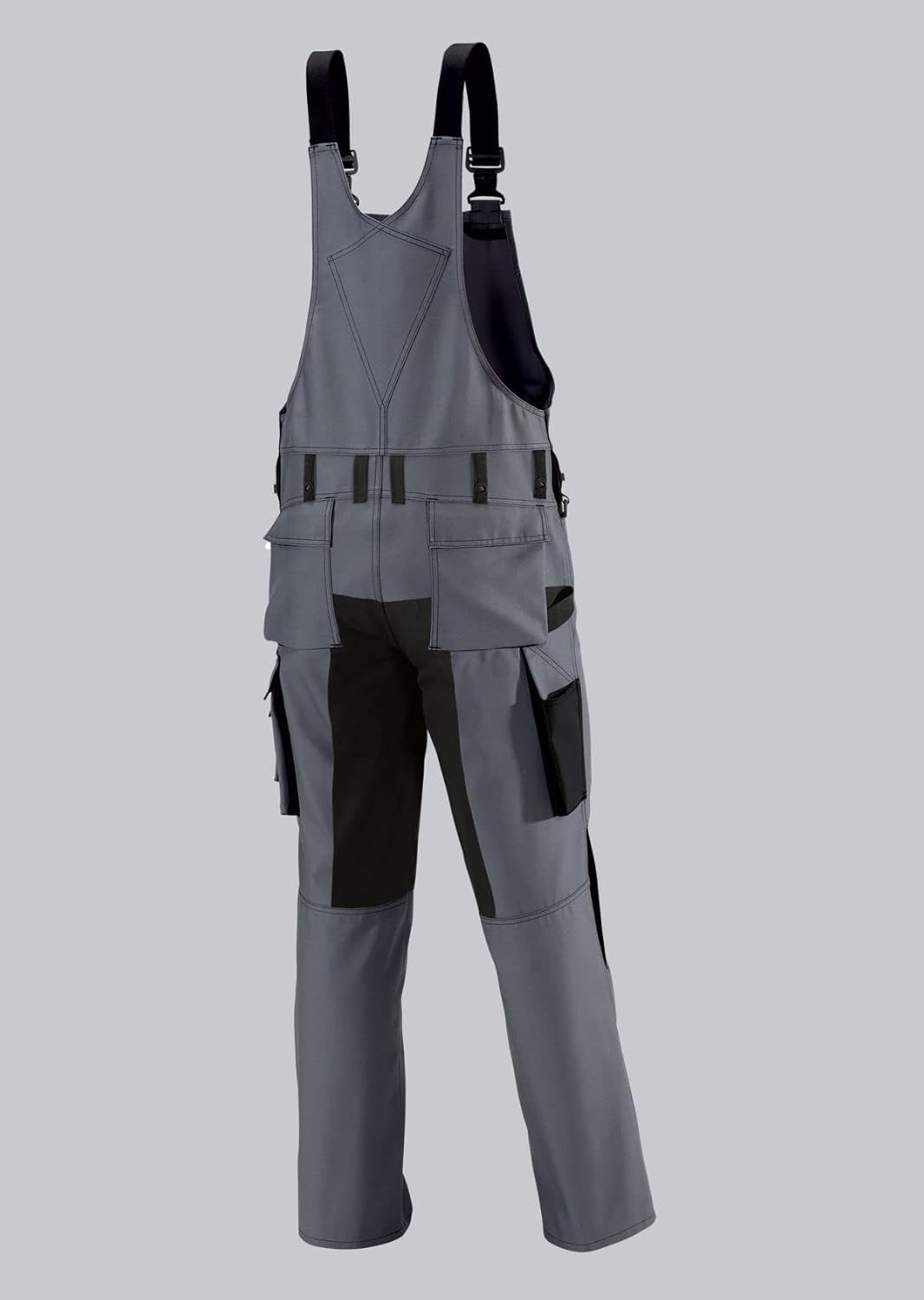 BP 1791-555-53-48s Latzhose, Stretch-Hosenträger mit Clipbefestigungen, 295,00 g/m² Stoffmischung, d