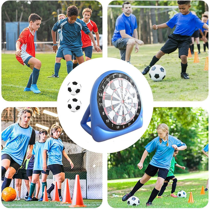 Aufblasbare Fussball Torwand – 150cm Dartscheibe Outdoor Klettverschluss Spiel Set | Sportspielzeug
