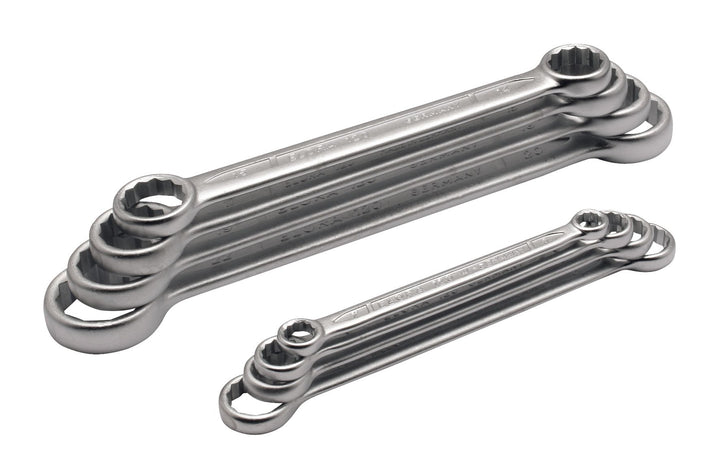 Elora Doppelringschlüssel-Satz, gerade DIN 837, 8-teilig, 6-22 mm, 120S 8M