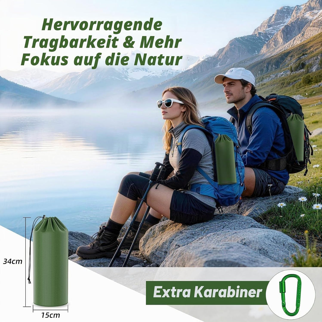 InnoMast Aufblasbare Isomatte 83CM Ultrabreit (Fusspumpe),13CM Verdicktes Camping Luftmatratze, Aufb