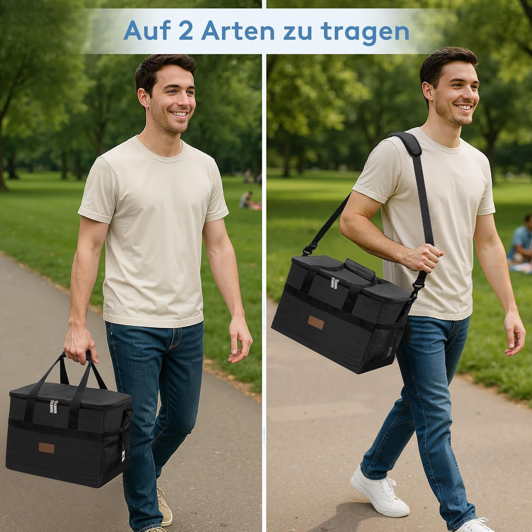 Lifewit 30L Kühltasche Gross faltbar Kühlkorb Kühlbox Thermotasche Picknicktasche für Lebensmitteltr