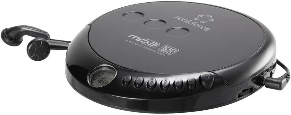 Renkforce RF-CDP-200 Tragbarer CD-Player CD, MP3 Schwarz