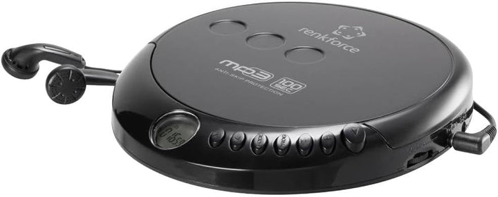 Renkforce RF-CDP-200 Tragbarer CD-Player CD, MP3 Schwarz