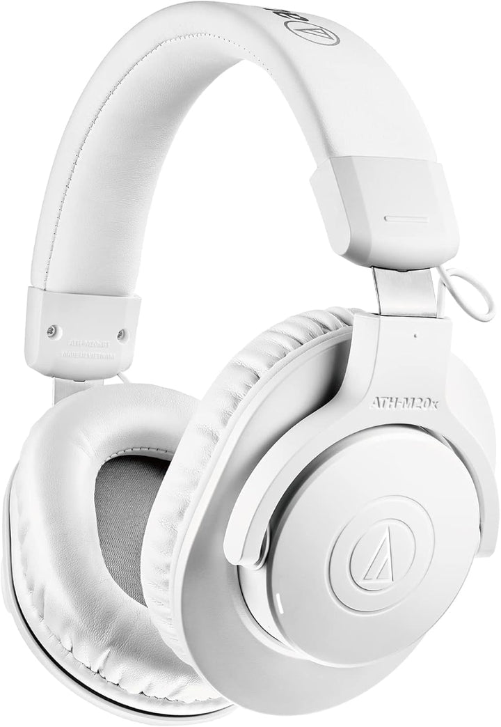 Audio-Technica M20xBTWH Kabelloser Kopfhörer Weiss Kabellos, Weiss, Kabellos, Weiss