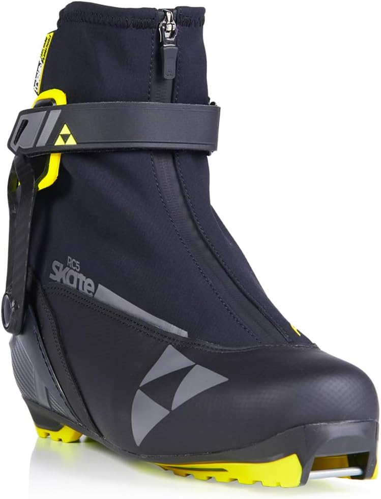 FISCHER RC5 Skate Langlauf Skatingschuh - 45 Schwarz, 45 Schwarz