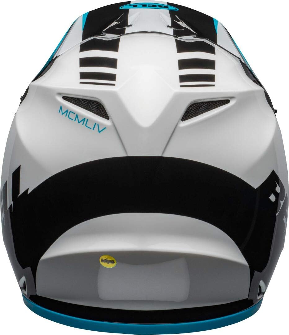 Bell Crosshelm MX-9 MIPS® Strike Dash White/Blue-S