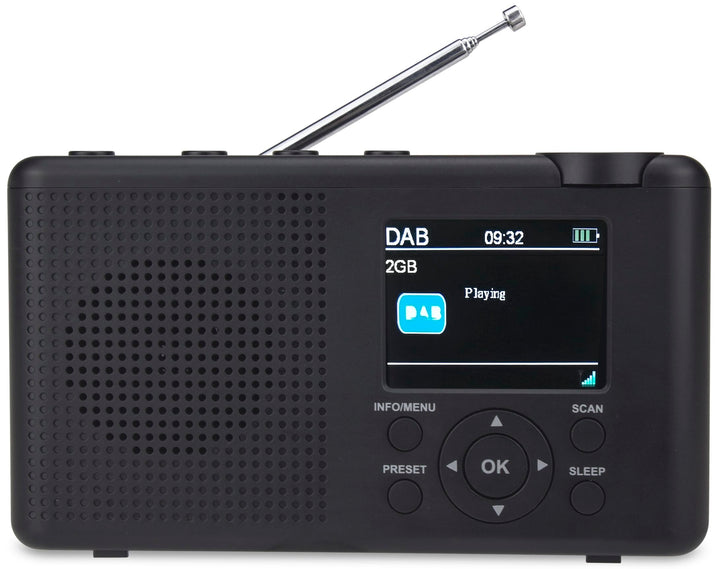 Reflexion TRA-23DAB Tragbares DAB-Radio mit Akku(UKW, DAB, DAB+, RDS, Farbdisplay, Bluetooth, Kopfhö