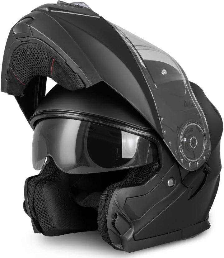 VINZ Santos Klapphelm mit Sonnenblende | ECE 22.06 & PINLOCK vorbereitet | Motorrad Helm Integralhel
