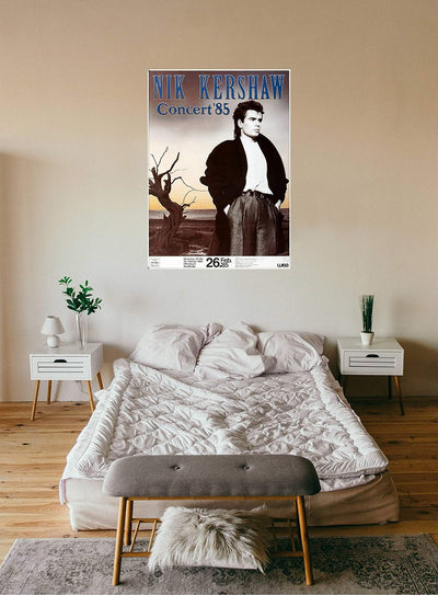 Nik Kershaw - When A Heart Beats, Frankfurt 1985 » Konzertplakat/Premium Poster | Live Konzert Veran