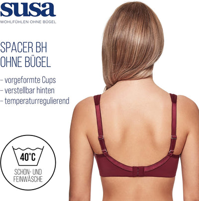 SUSA Damen Catania BH 80D Carmin Red, 80D Carmin Red