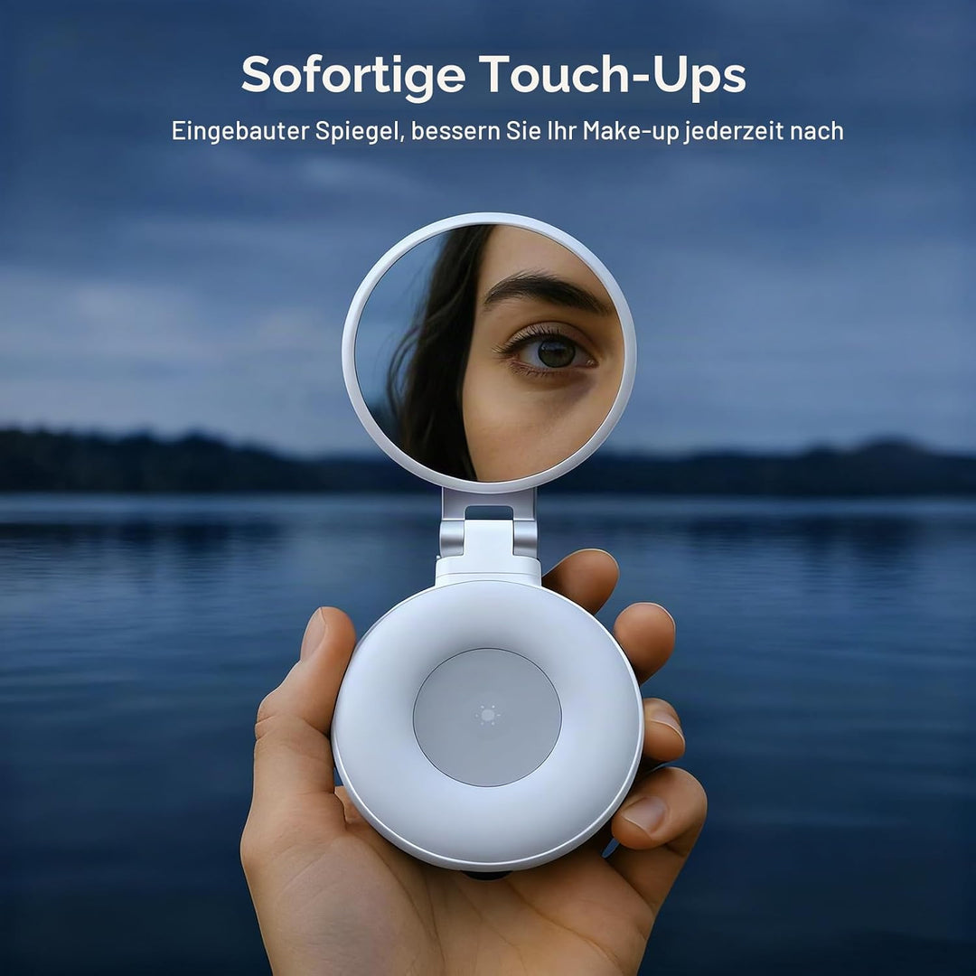 TELESIN C03 Magnetisches Selfie-Licht für Smartphones, Magsafe-kompatibel – CRI97 360° LED-Ringlicht