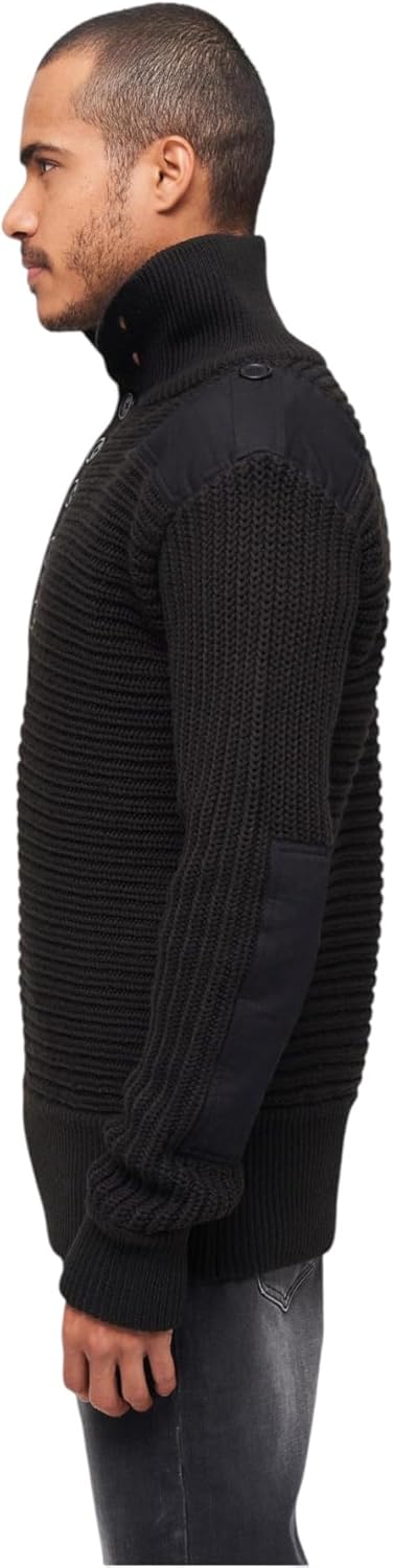 Brandit Alpine Pullover Männer Strickpullover Oliv Basics S Schwarz, S Schwarz