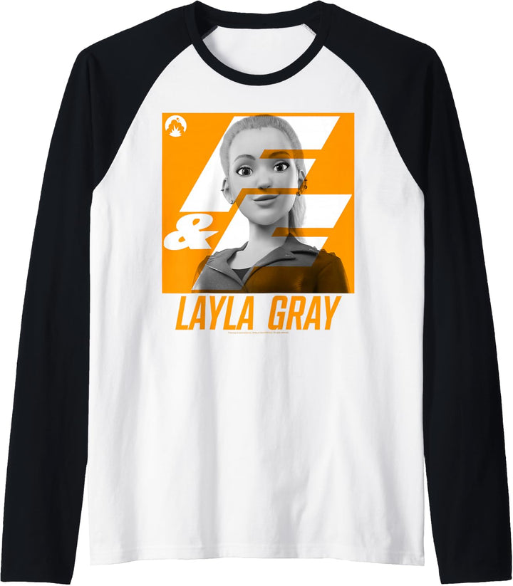 Fast & Furious: Spy Racers Layla Gray Portrait Raglan