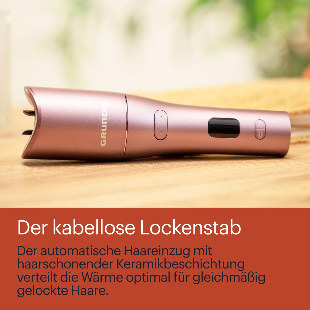 Grundig EasyCurl, automatischer Lockenstab, HS 6230, grosse und kleine Locken, lange und kurze Haare
