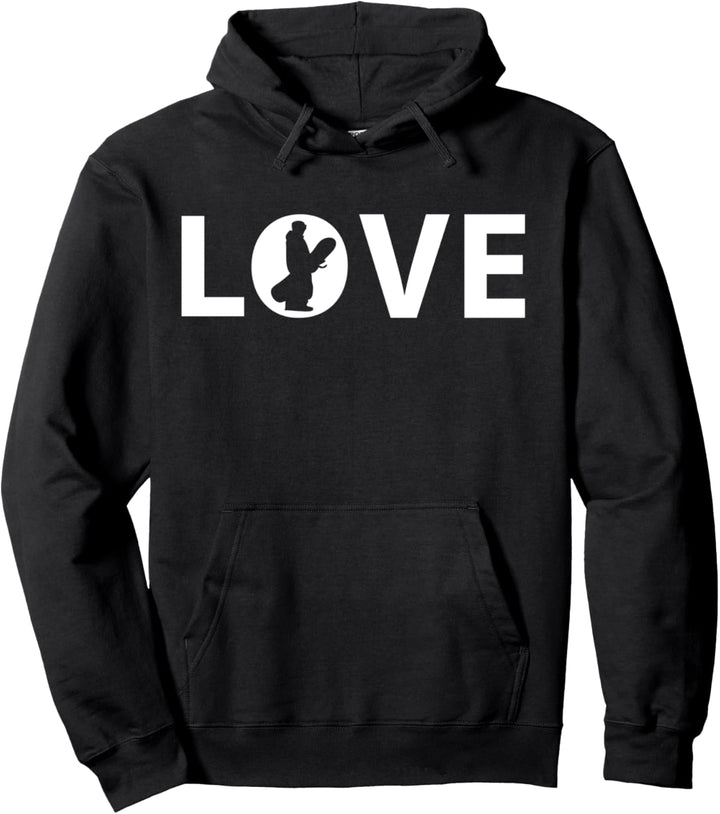Snowboard Love Snowboarder Geschenk Pullover Hoodie