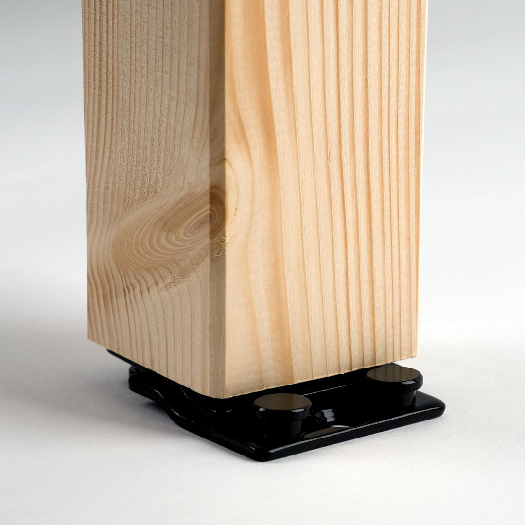 DOLLE Pfosten für Brüstungsgeländer aus unbehandelte Fichte als Mittel- End- oder Eckpfosten aufgese