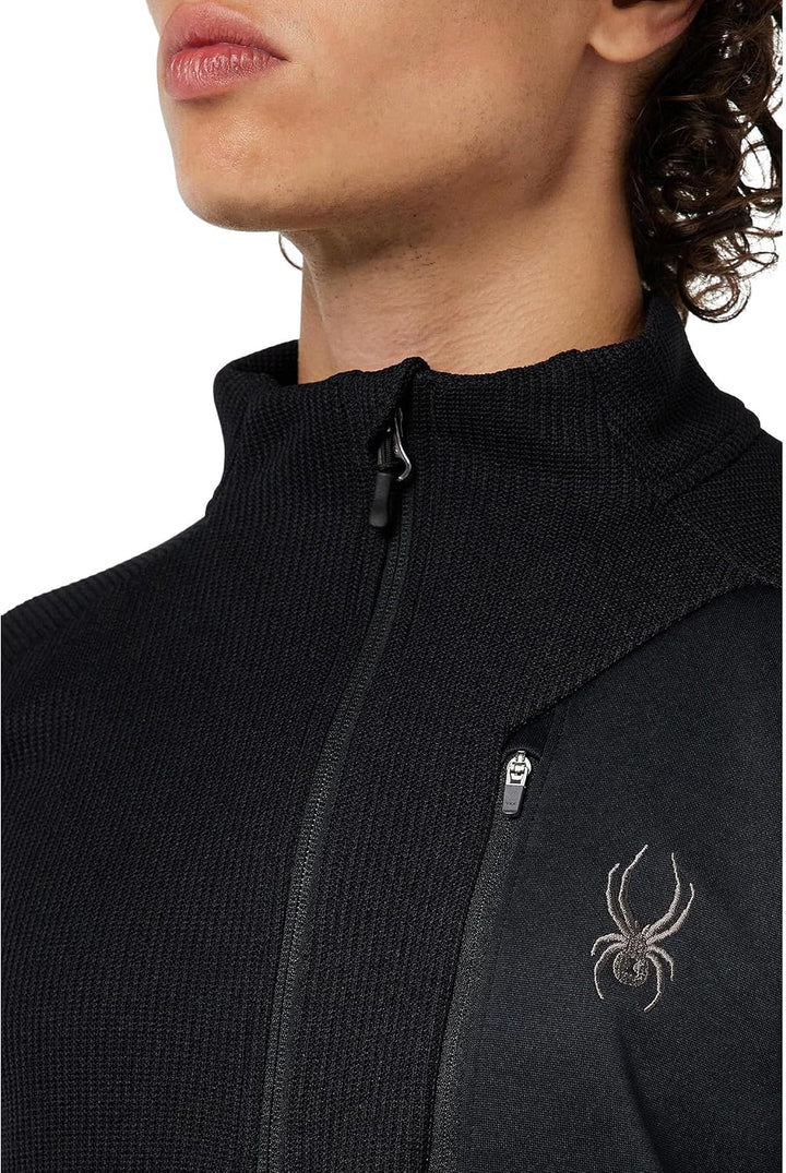 Spyder Herren Bandit 1/2 Zip Fleecejacke, S Schwarz