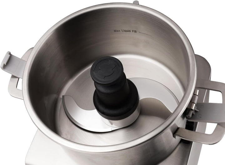 METRO Professional Kutter GFC1005, Professionelle Schneidemaschine aus Edelstahl, 5 L, 800 W, 1500 U
