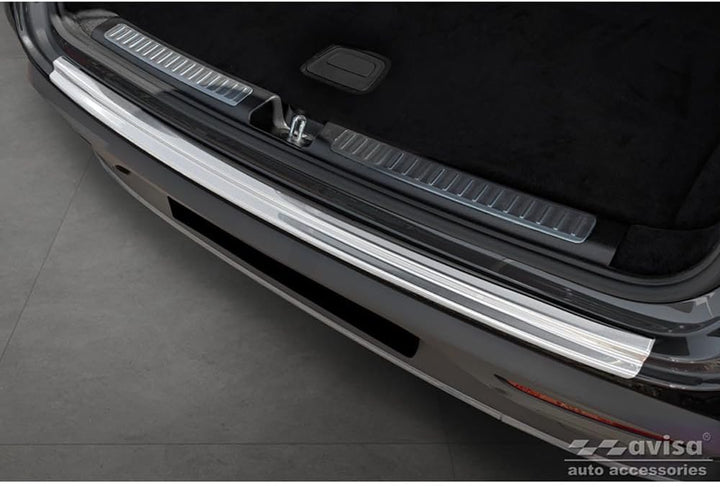 Avisa Edelstahl Heckstossstangenschutz kompatibel mit Mercedes EQC (N293) 2019- 'Ribs'