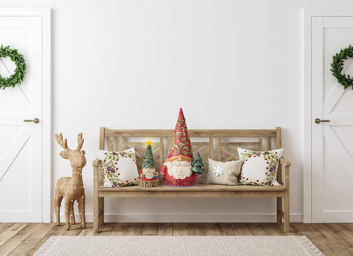 Enesco Jim Shore Heartwood Creek Weihnachtswichtel, für drinnen und draussen, 50,7 cm, mehrfarbig