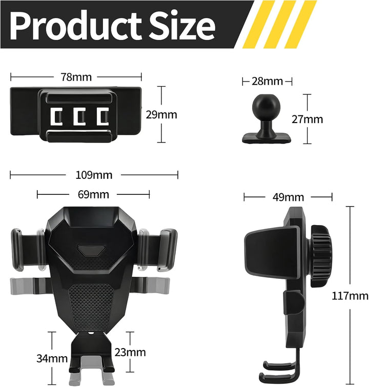 Handyhalterung für VW Tiguan 2010-2019 - Handy Halterung für VW Tiguan, Auto-Handyhalterung für Volk